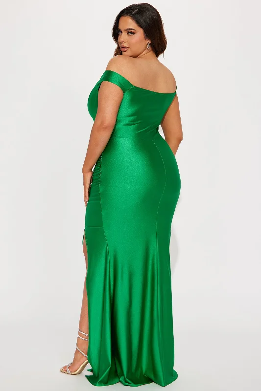 Adriana Corset Maxi Dress - Kelly Green