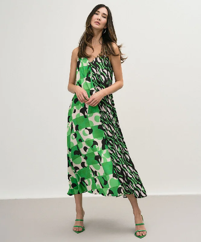 ACCESS 3360 maxi printed dress