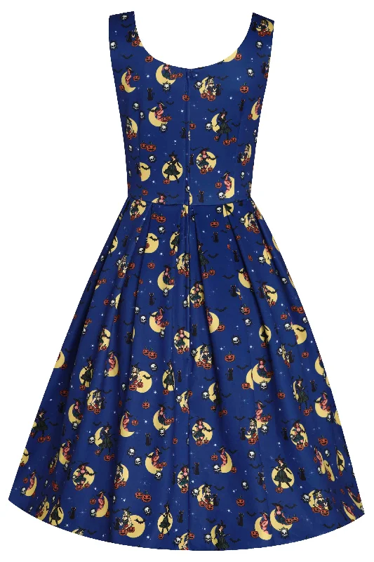 Amanda Blue Witch Swing Dress