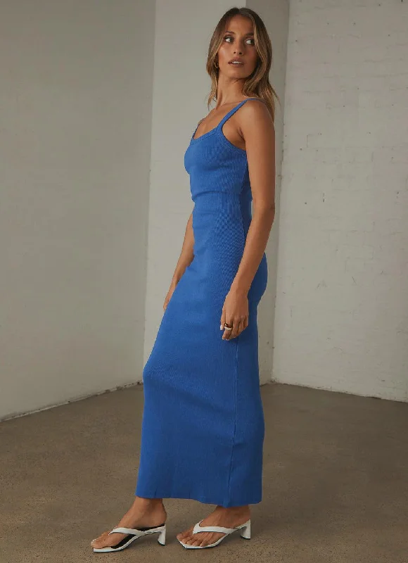 Carly Maxi Dress - Cobalt