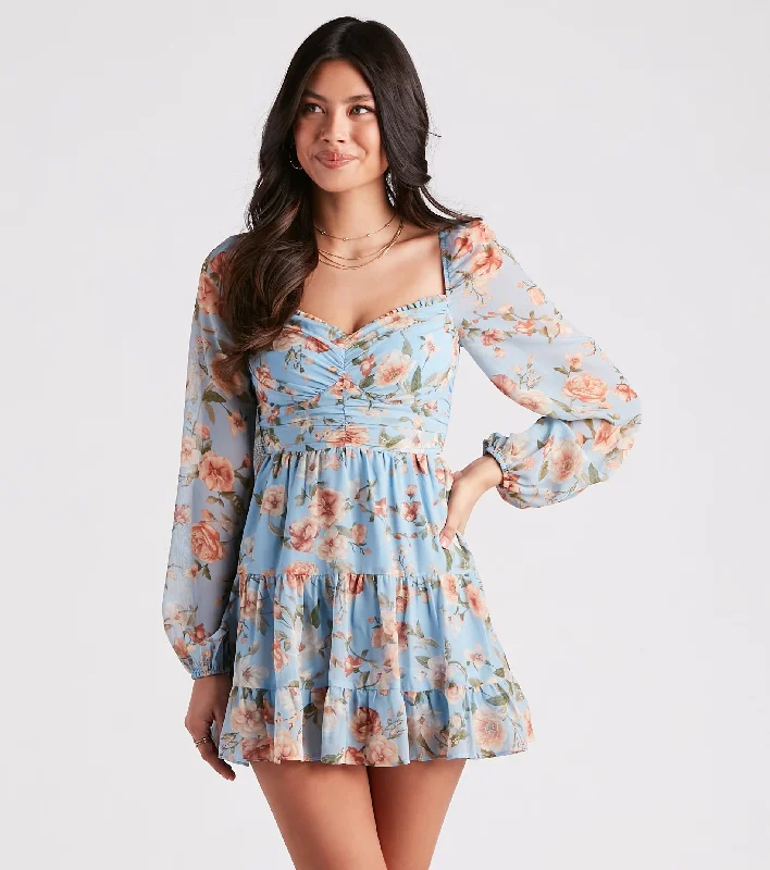 Dreamy Romance Floral Skater Dress