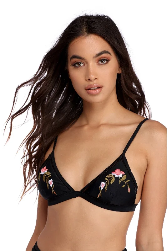 Floral Play Bikini Top