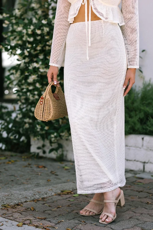 Hillary Mesh Maxi Skirt