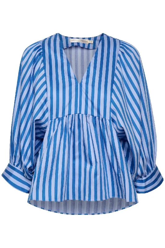 Inwear DeixIW   Blouse light blue stripe