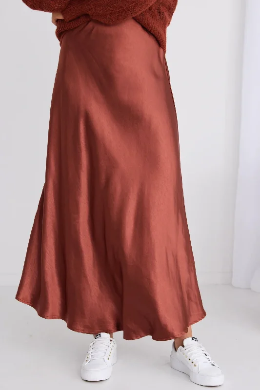 IVY + JACK HAVEN MAXI SKIRT - Copper