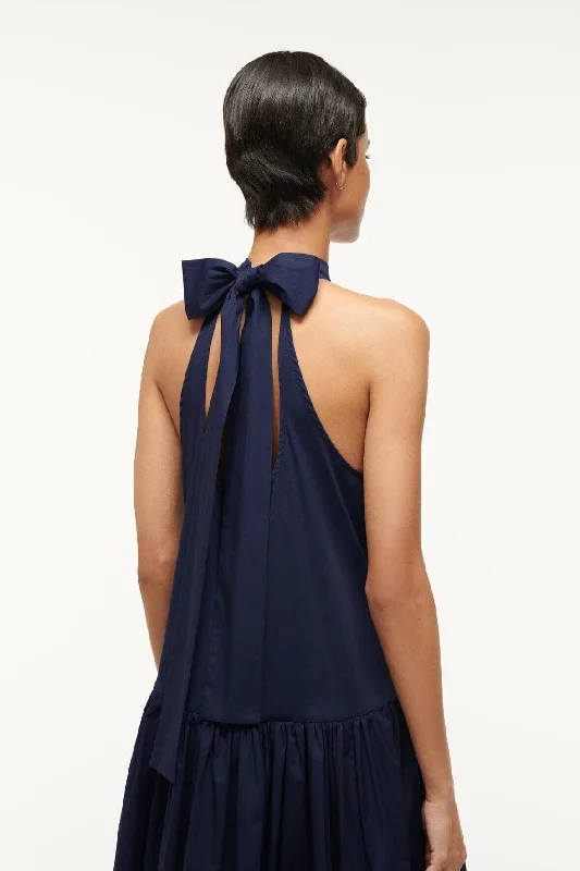 MIDI MARLOWE DRESS | NAVY