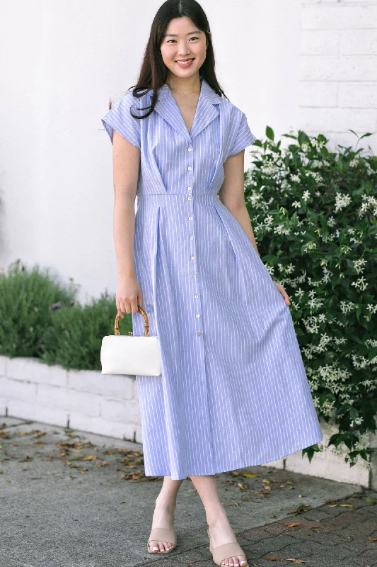 Shannon Striped Shirt Dress