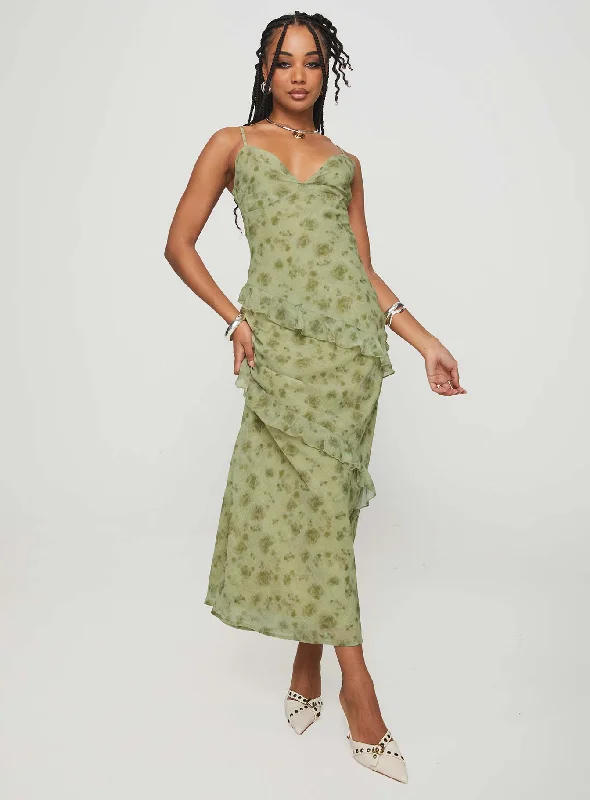 Teffoli Maxi Dress Green