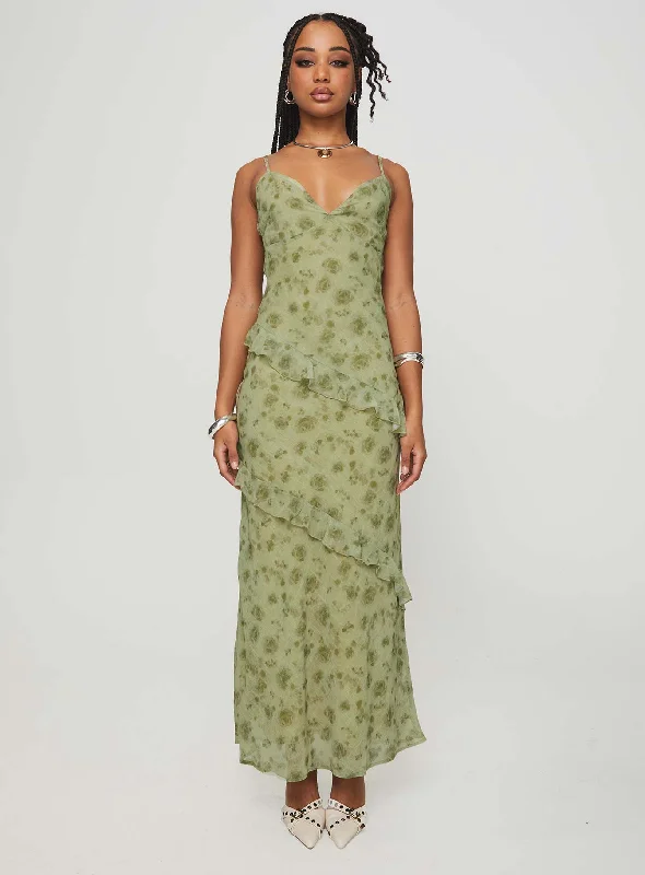 Teffoli Maxi Dress Green