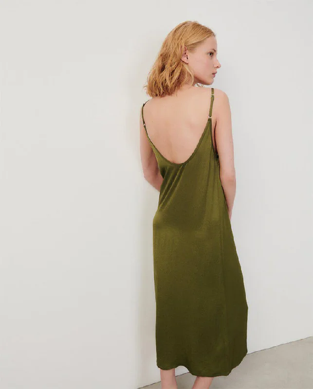 Widland Strappy Dress Thyme