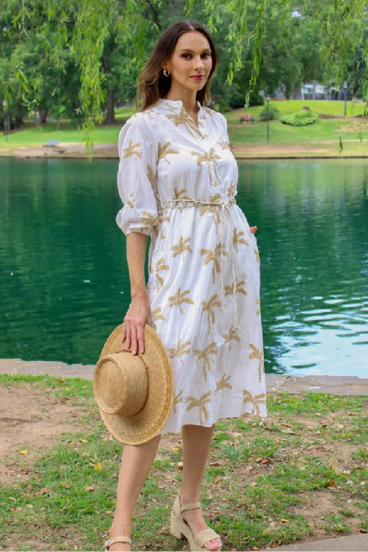 Barefoot In Barbados Midi Dress