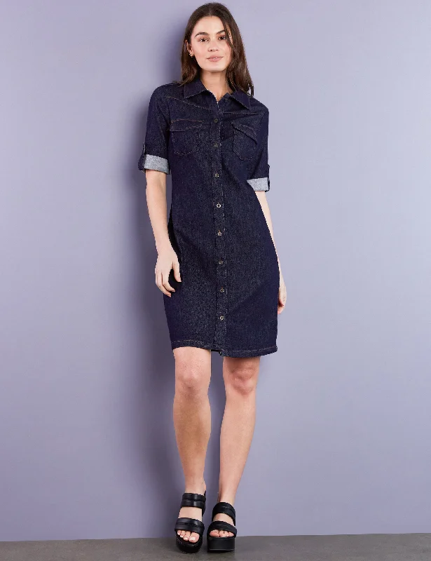 Denim Shirtdress