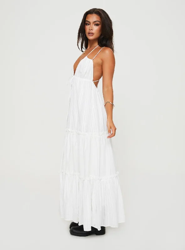 Desy Maxi Dress White