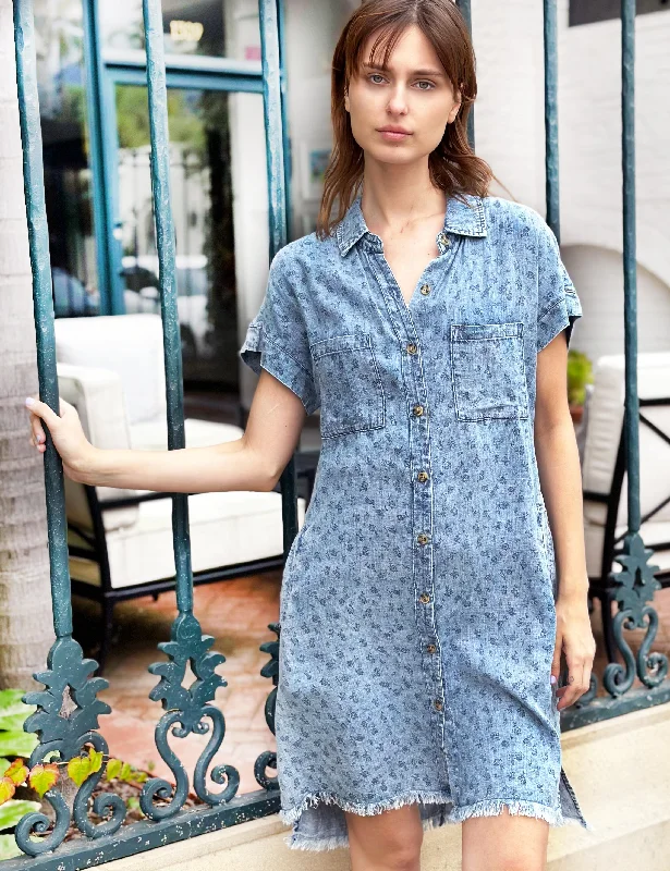 Ditsy Floral Shirtdress