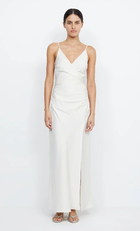 ETERNITY V MAXI DRESS - CREAM