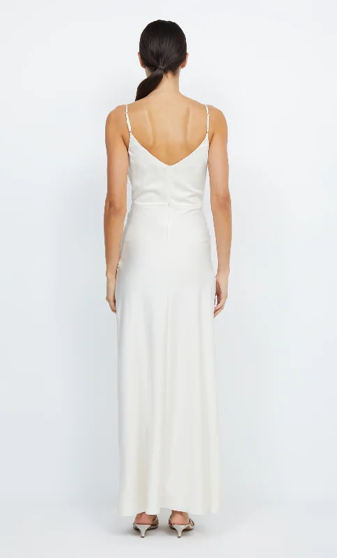 ETERNITY V MAXI DRESS - CREAM