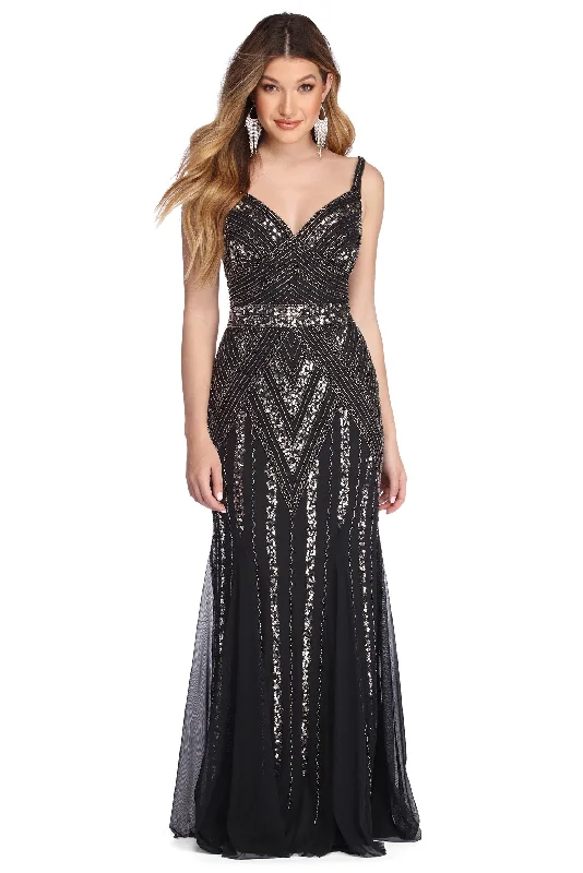 Helen Intricate Indulgence Beaded Dress