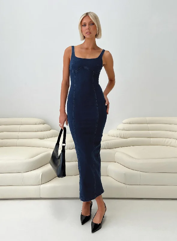 Hollas Maxi Dress Blue