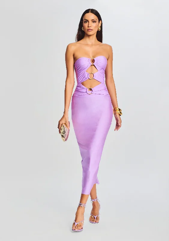 Lily Lycra Maxi Dress