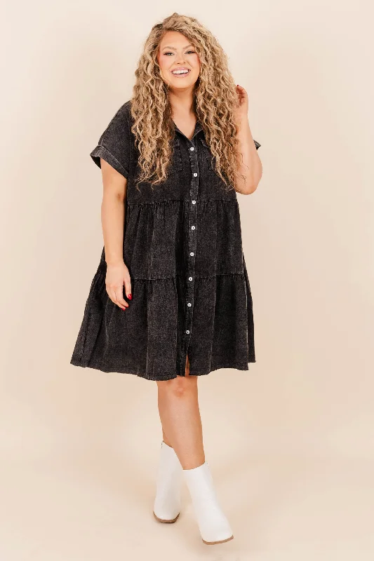 The Moonlight Bay Dress, Black