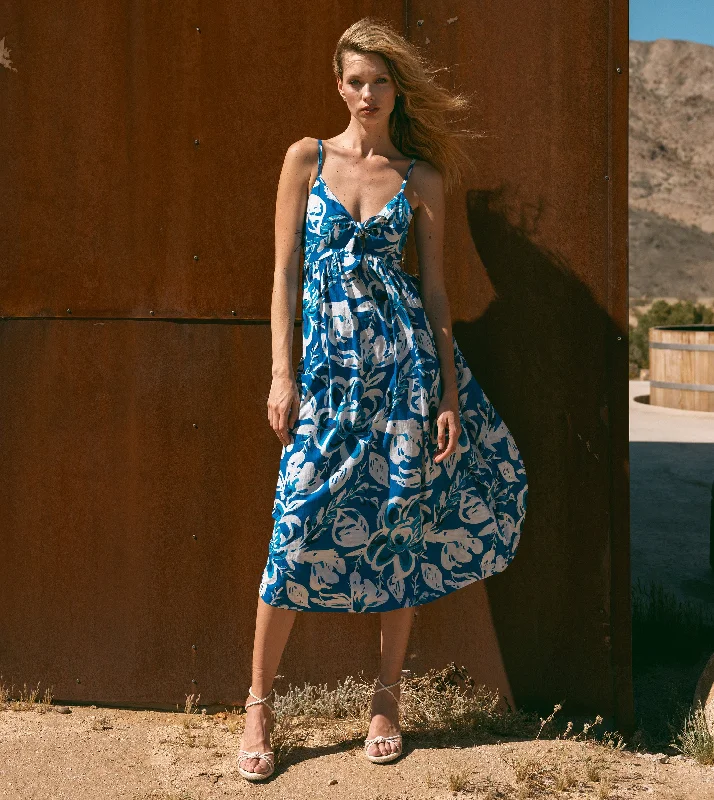 Annie Ankle Dress | Azure