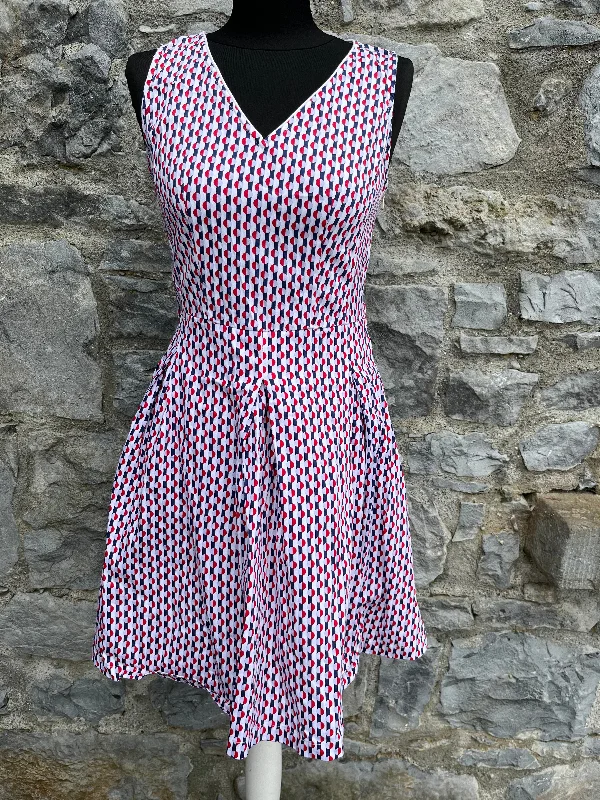 Geometric dots dress uk 8