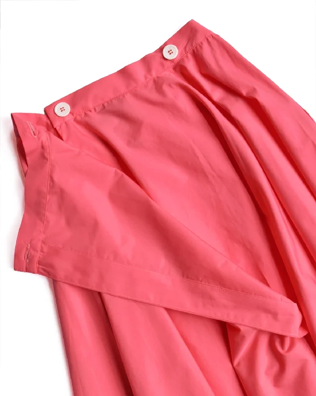 Thierry Colson Wynona Bright Pink Wrap Skirt